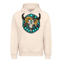 Sandshell gamestone with bull skull Urban Hoodie - RanaPortraitStore