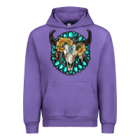 Tulip gamestone with bull skull Urban Hoodie - RanaPortraitStore