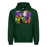 Forest Green Halloween Spooky Nurse Urban Hoodie - texasbilliewilder