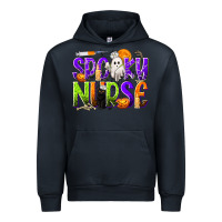 Navy Halloween Spooky Nurse Urban Hoodie - texasbilliewilder