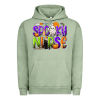 Pigment Oil Green Halloween Spooky Nurse Urban Hoodie - texasbilliewilder