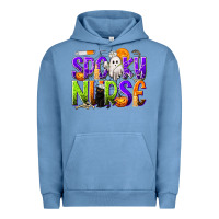 Pigment Pebble Blue Halloween Spooky Nurse Urban Hoodie - texasbilliewilder