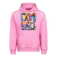 Fuchsia Pink happy last day of school Urban Hoodie - Zillion Design Studio