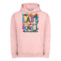 Pigment Salmon happy last day of school Urban Hoodie - Zillion Design Studio