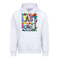 White happy last day of school Urban Hoodie - Zillion Design Studio