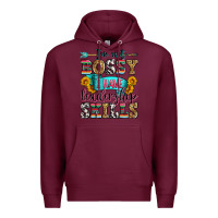 Burgundy i'm not bossy i have leadership skills Premium Hoodie - Zillion Design Studio