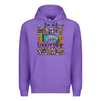 Purple i'm not bossy i have leadership skills Premium Hoodie - Zillion Design Studio