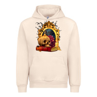 Sandshell Halloween Skull Candles and Roses Urban Hoodie - texasbilliewilder