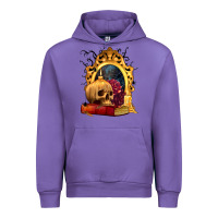 Halloween Skull Candles And Roses Urban Hoodie | Teevron
