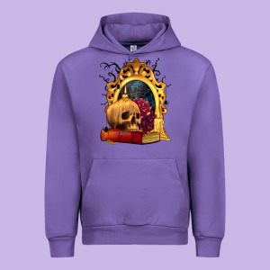 Halloween Skull Candles And Roses Urban Hoodie Designed By Texasbilliewilder