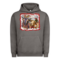 Pigment Tornado christmas goats Urban Hoodie - RanaPortraitStore