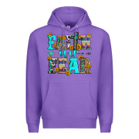 Purple faith over fear Premium Hoodie - Zillion Design Studio