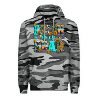 Slate Camo faith over fear Premium Hoodie - Zillion Design Studio
