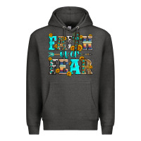 Charcoal Heather faith over fear Premium Hoodie - Zillion Design Studio