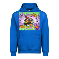 Cobalt Halloween School Bus Urban Hoodie - texasbilliewilder