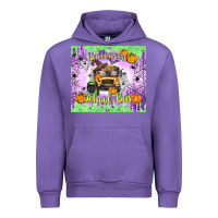 Tulip Halloween School Bus Urban Hoodie - texasbilliewilder