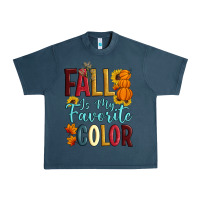 Midnight Navy Fall Is My Favorite Color Urban Heavy Tee - Artiststas