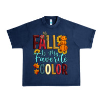 Navy Fall Is My Favorite Color Urban Heavy Tee - Artiststas
