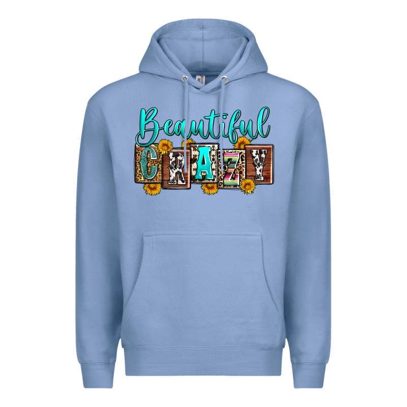 Beautiful Crazy Premium Hoodie by Zillion Design Studio | Teevron