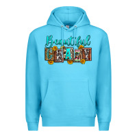 Ocean Blue beautiful crazy Premium Hoodie - Zillion Design Studio