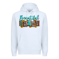 White beautiful crazy Premium Hoodie - Zillion Design Studio