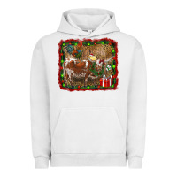 Pigment Lunar Rock christmas farm animals Urban Hoodie - RanaPortraitStore