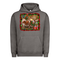 Pigment Tornado christmas farm animals Urban Hoodie - RanaPortraitStore
