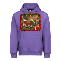 Tulip christmas farm animals Urban Hoodie - RanaPortraitStore