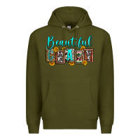 Army Green beautiful crazy Premium Hoodie - Zillion Design Studio