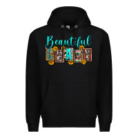Black beautiful crazy Premium Hoodie - Zillion Design Studio