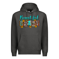 Charcoal Heather beautiful crazy Premium Hoodie - Zillion Design Studio