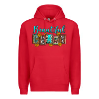 Red beautiful crazy Premium Hoodie - Zillion Design Studio