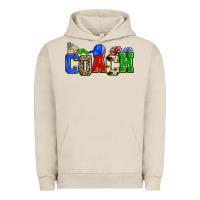 Pigment French Oak coach Urban Hoodie - Zillion Design Studio