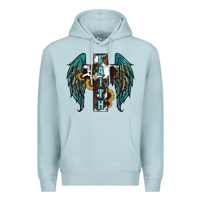 Western Wings Cross Premium Hoodie by RanaPortraitStore | Teevron