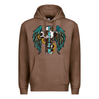 Chestnut western wings cross Premium Hoodie - RanaPortraitStore