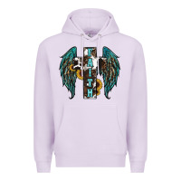 Lilac western wings cross Premium Hoodie - RanaPortraitStore