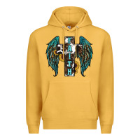 Mustard western wings cross Premium Hoodie - RanaPortraitStore