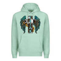 Seafoam western wings cross Premium Hoodie - RanaPortraitStore