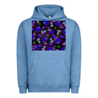 Pigment Pebble Blue Halloween Urban Hoodie - texasbilliewilder