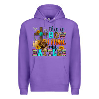 Purple this is how i fight my battles Premium Hoodie - Zillion Design Studio