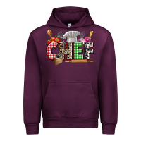 Mauve Wine Chef Urban Hoodie - Zillion Design Studio