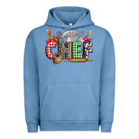 Pigment Pebble Blue Chef Urban Hoodie - Zillion Design Studio