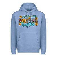 Colony Blue mother hustler Premium Hoodie - Zillion Design Studio