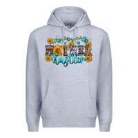 Heather Grey mother hustler Premium Hoodie - Zillion Design Studio
