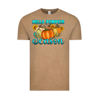 Vintage Coffee hello pumpkin season Vintage Tee - Artiststas