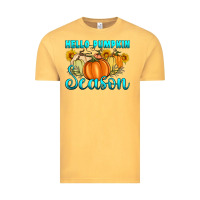 Vintage Mustard hello pumpkin season Vintage Tee - Artiststas