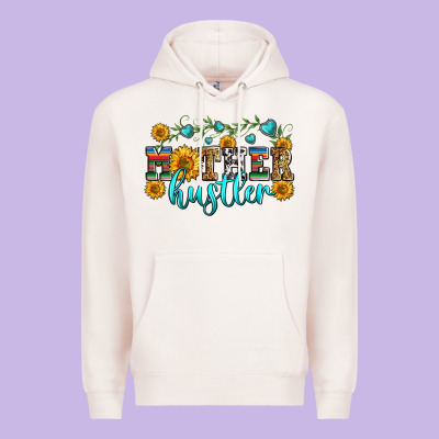 Mother Hustler Premium Hoodie Designed By Zillion Design Studio