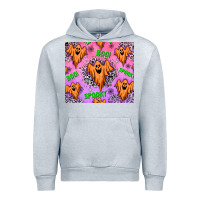 Heather Grey Halloween Urban Hoodie - texasbilliewilder