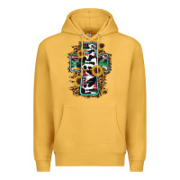 Mustard western cross Premium Hoodie - RanaPortraitStore