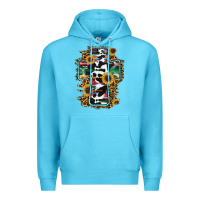 Ocean Blue western cross Premium Hoodie - RanaPortraitStore